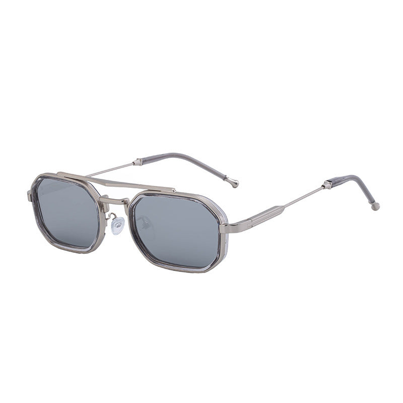 Damen modische Sonnenbrille im auffälligen, asymmetrischen Design Karnz