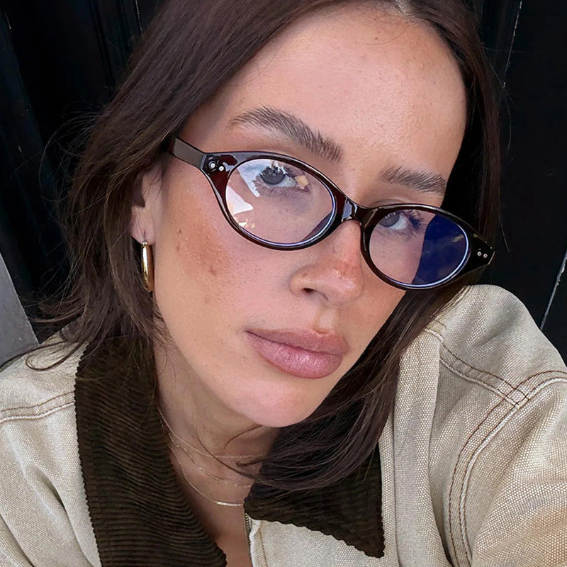 Damen Katzenaugen-Sonnenbrille mit einzigartigem Muster Karnz