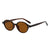 Damen stilvolle Sonnenbrille mit hochwertigem, runden Rahmen und UV-Schutz Karnz