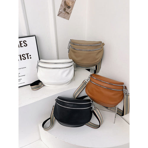 WoChic Dual-Zipper Crossbody Bag Karnz