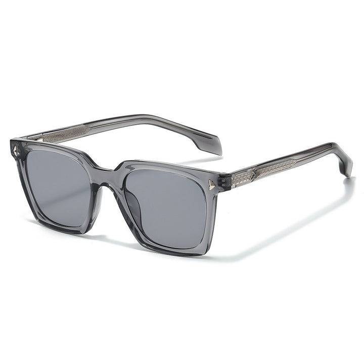 Retro-inspirierte übergroße geometrische Sonnenbrille Karnz