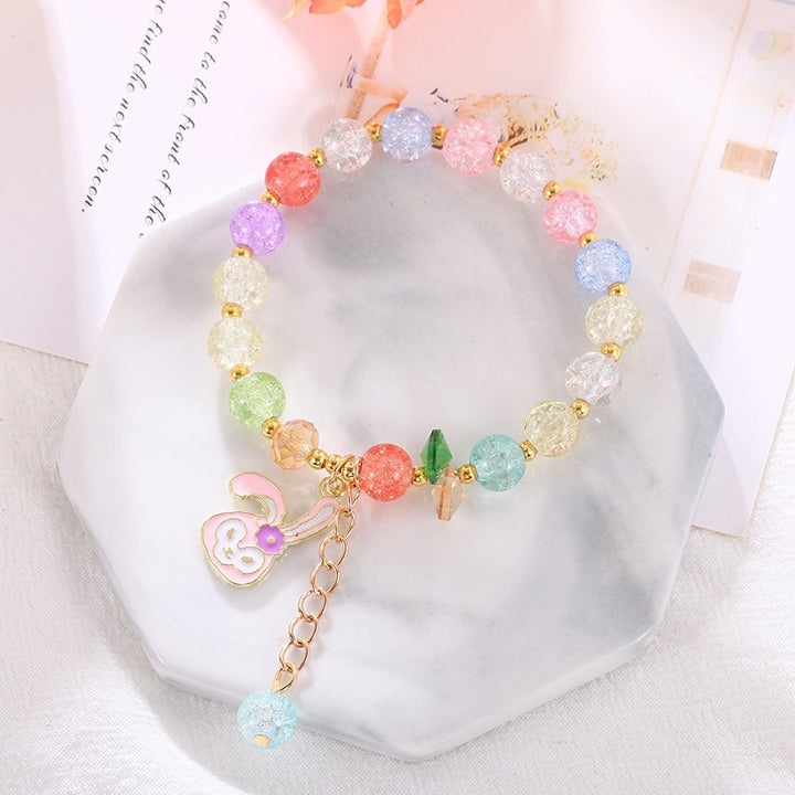 Verspieltes Armband mit Bunten Glasperlen Karnz