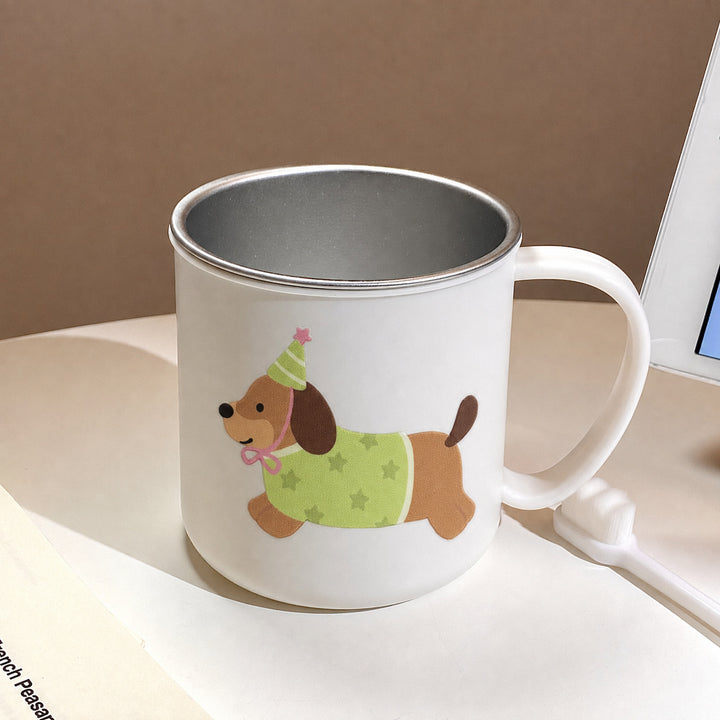 Keramiktasse mit Charmantem Hundemotiv Karnz
