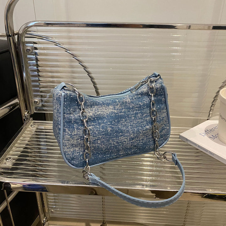 Stylische Hobo-Tasche mit Kettengriffen Karnz