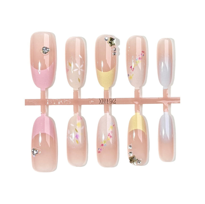 Künstlerisches Press-On-Nagelset