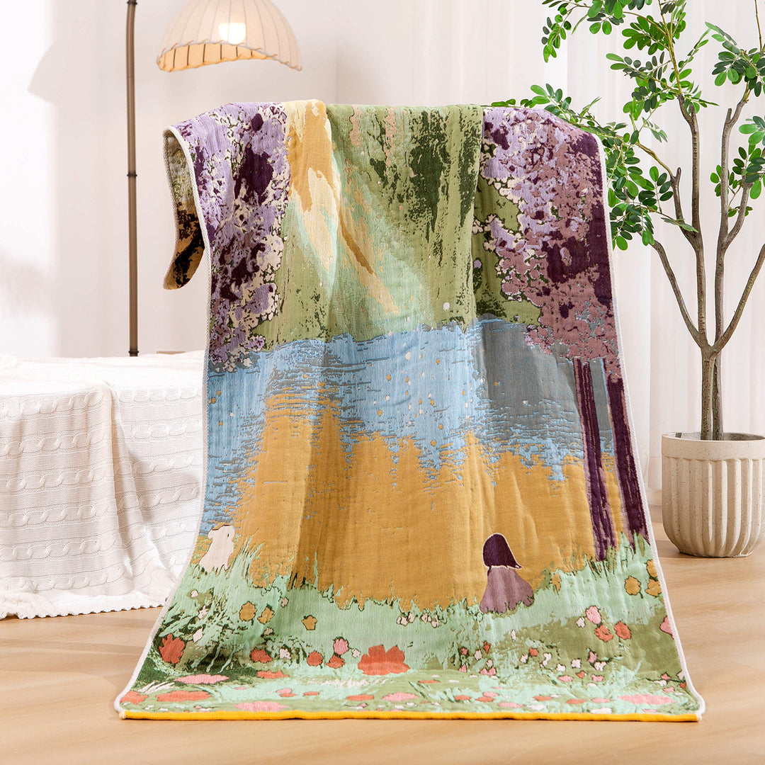 Unisex Kuscheldecke mit niedlichem Bärenmotiv Karnz