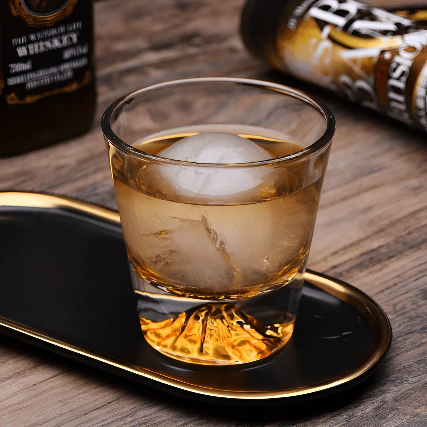 Whiskeygläser mit Mount Fuji Design – Elegantes Set für Kenner | Karnz