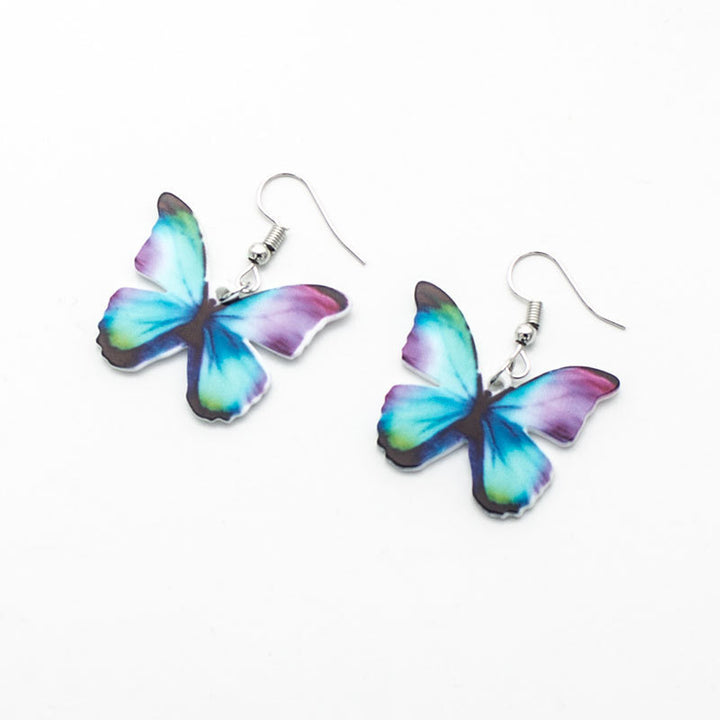 Schmetterling-inspirierte Anhängerohrringe Karnz 1786866777