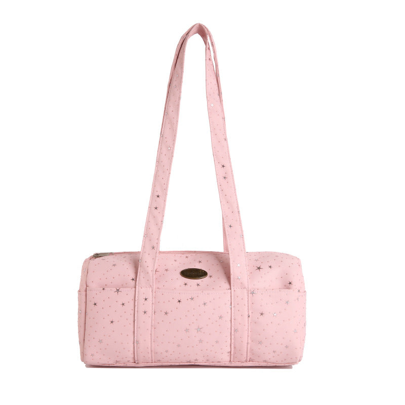 WoStylish Star-Beschmückte Schultertasche Karnz
