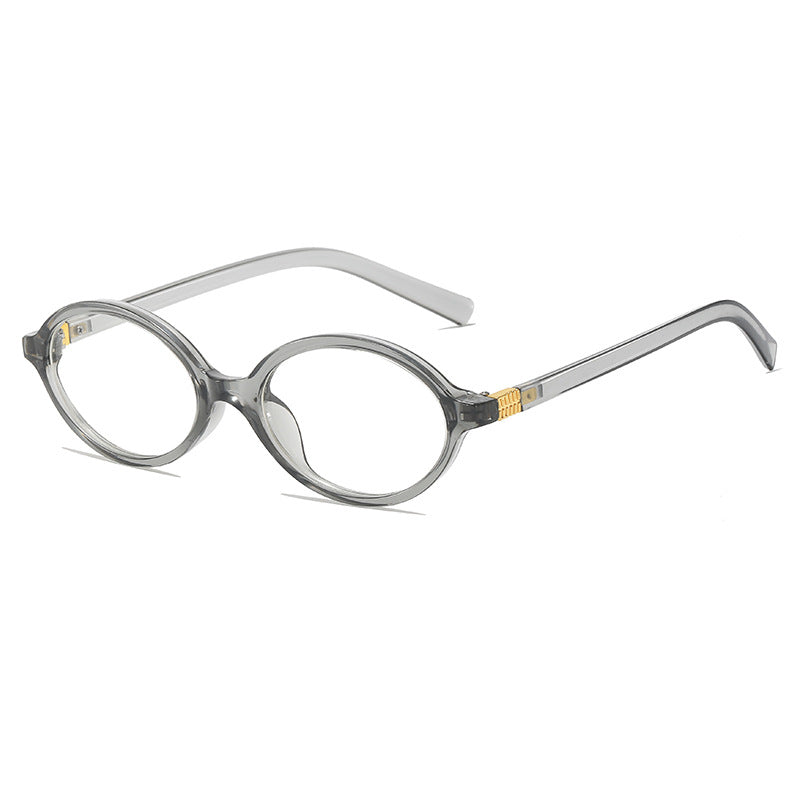 Vintage-inspirierte ovale Fassung Brille Karnz