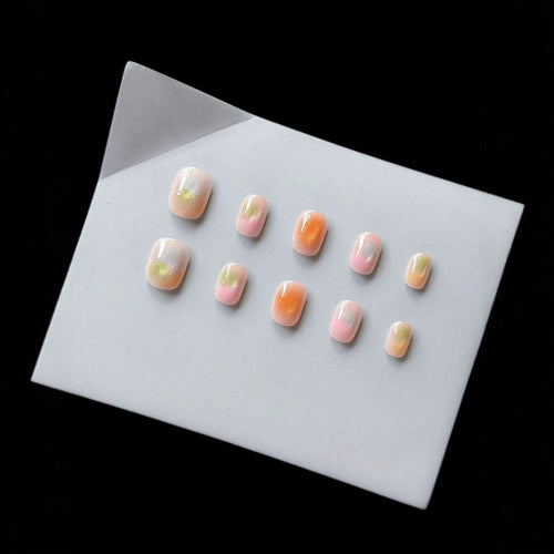 Künstlerisches Ombre-Nagel-Set