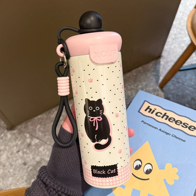 Damen Animierte Trinkflasche mit Versiegelungssystem Karnz