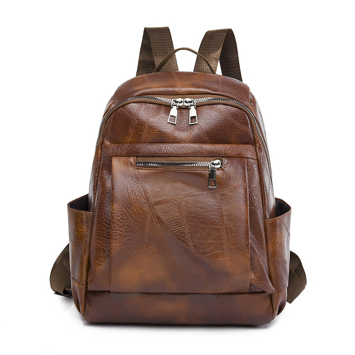 Luxuriöser Multi-Compartment Leder Rucksack Karnz