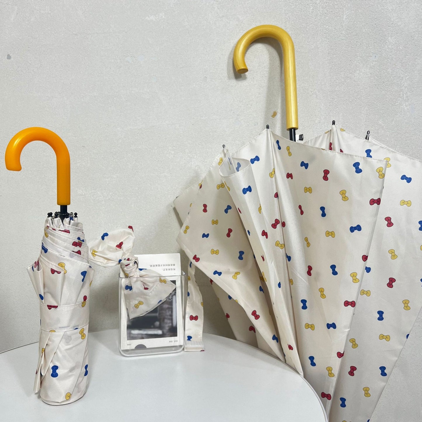 Damen Faltbarer Regenschirm mit geschmackvollem Design Karnz