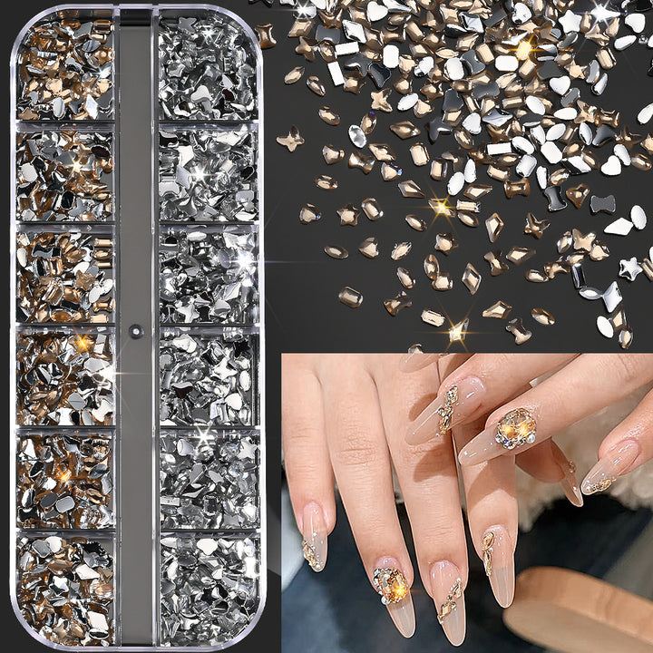 Nagelkunst Dekorative Edelsteinset
