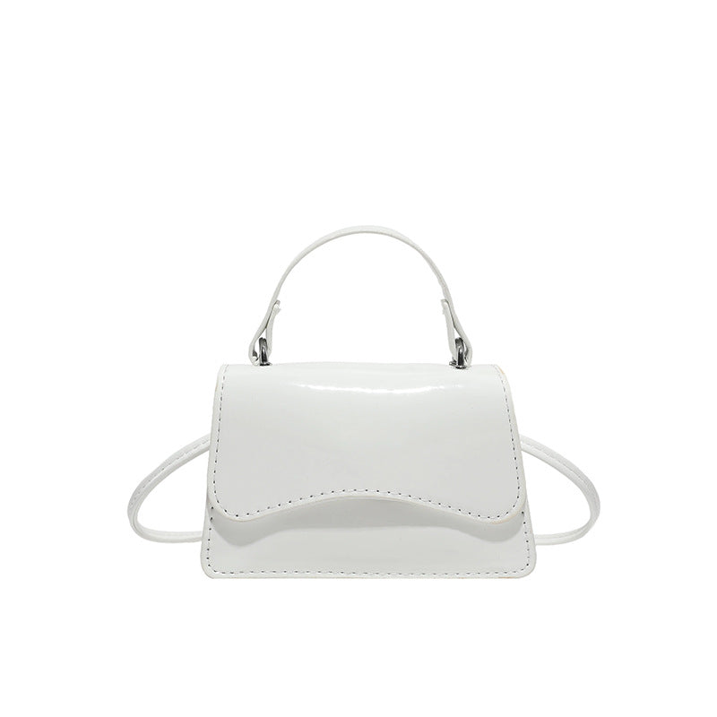 WoStylish Patentleder Mini-Handtasche Karnz