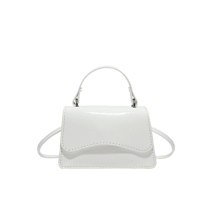 WoStylish Patentleder Mini-Handtasche Karnz
