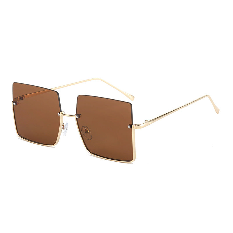 Damen Modische Sonnenbrille im markanten Quadratdesign Karnz