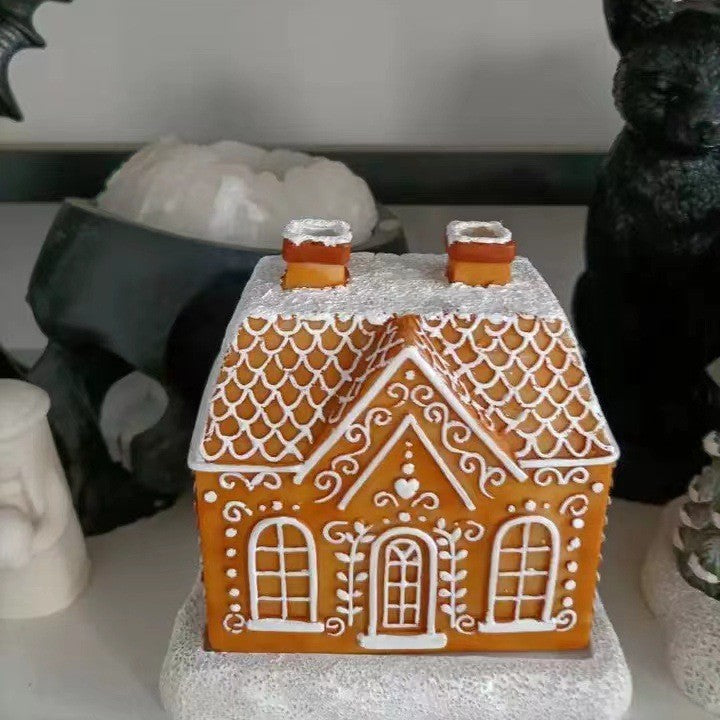 Dekorativen Winterhäuschen Karnz