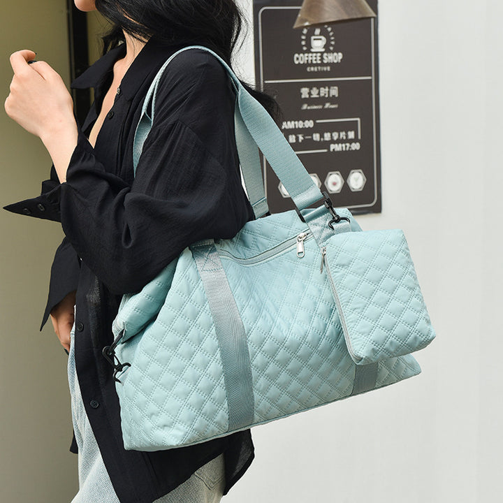Multi-Funktionaler Gesteppt Reisetasche Karnz