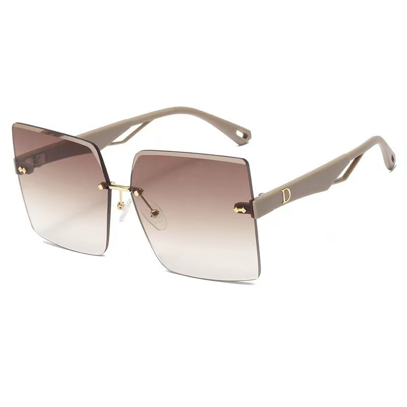 Damen modische quadratische Sonnenbrille mit luxuriösem und elegantem Rahmen Karnz