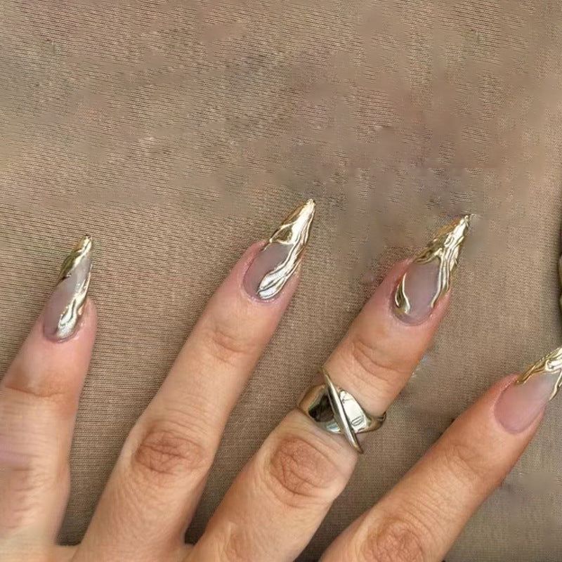 Elegante Blumen Schleife Nagelkunst Karnz