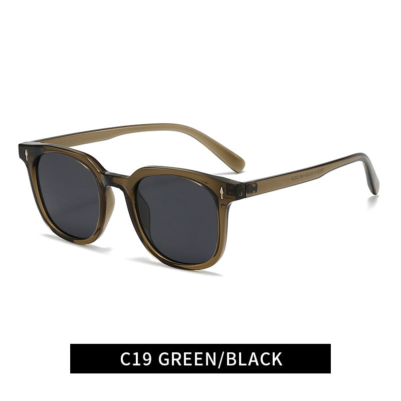 Damen stilvolle und modische Sonnenbrille mit rundem Rahmen Karnz