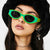 Damen Cat-Eye Sonnenbrille mit kontrastierendem Rahmendesign Karnz
