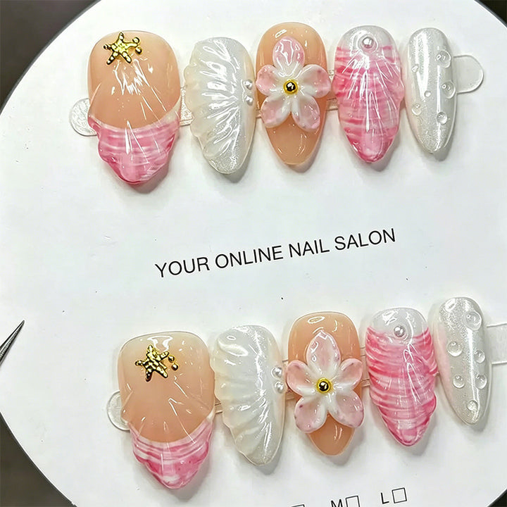 Luxus Nagelkunst-Set mit galaktischen Motiven Karnz