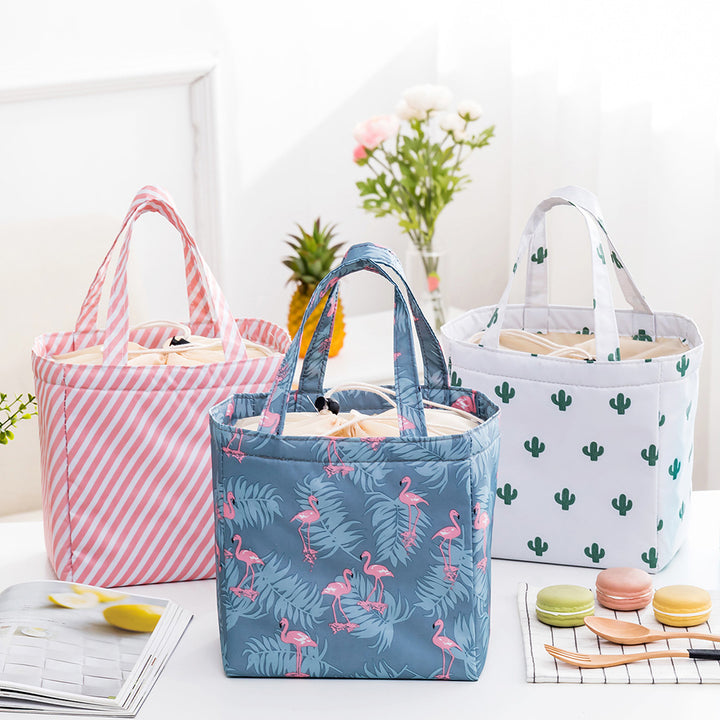 Isolierte tropische Druck-Lunch-Tasche