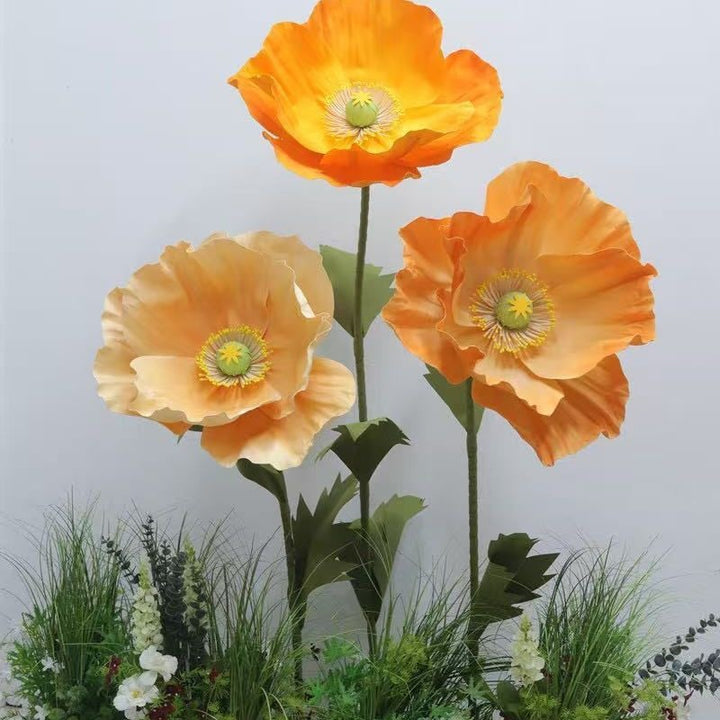 Elegante große Papierblumenanordnung
