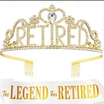 Damen Festliche Tiara mit Aufschrift und Satin-Schärpe Karnz