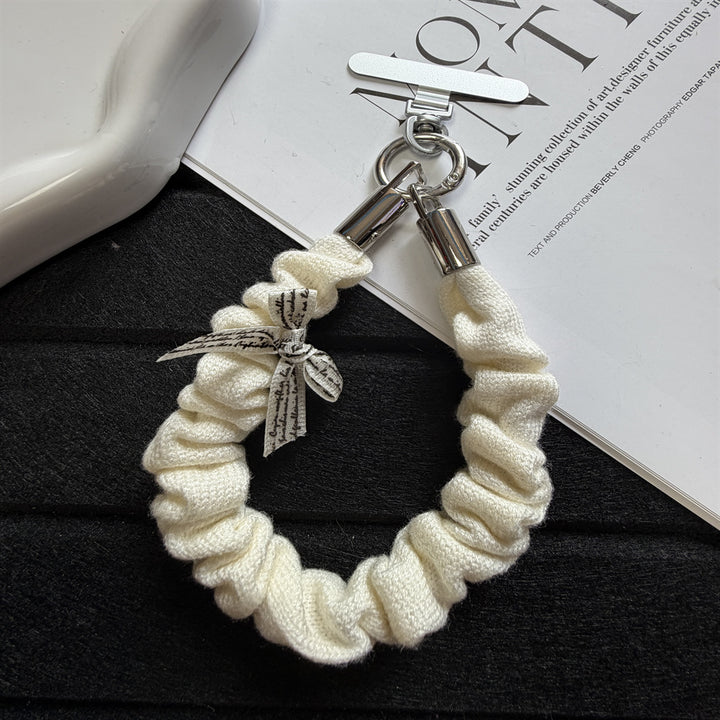 Dekorativer Scrunchie Schlüsselanhänger Halter Karnz