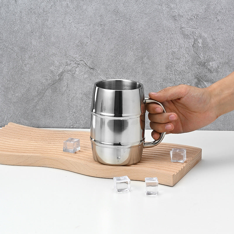 Damen rostfreier Edelstahl Kaffeebecher Karnz