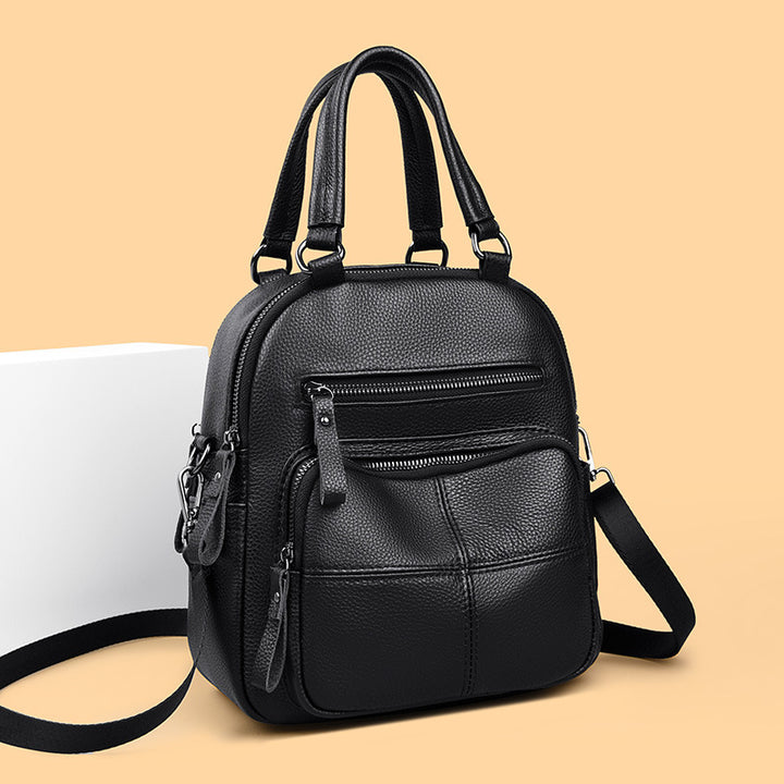 Multifunktionale Lederhandtasche Karnz