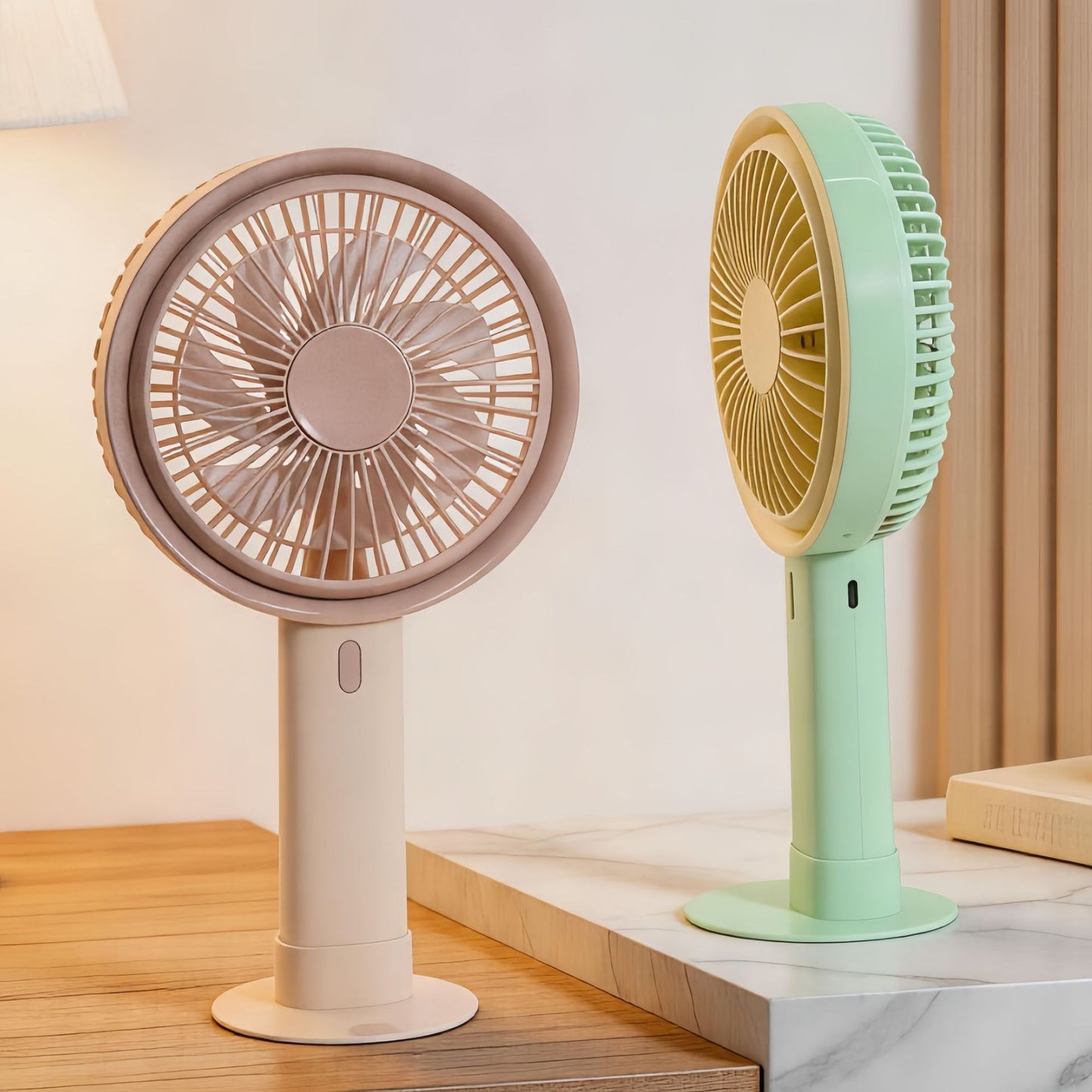 Damen Tragbarer Tischventilator mit integrierter USB-Ladefunktion Karnz