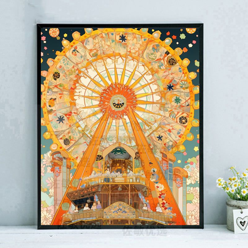 Künstlerischer astronomischer Themen-Leinwanddruck Karnz