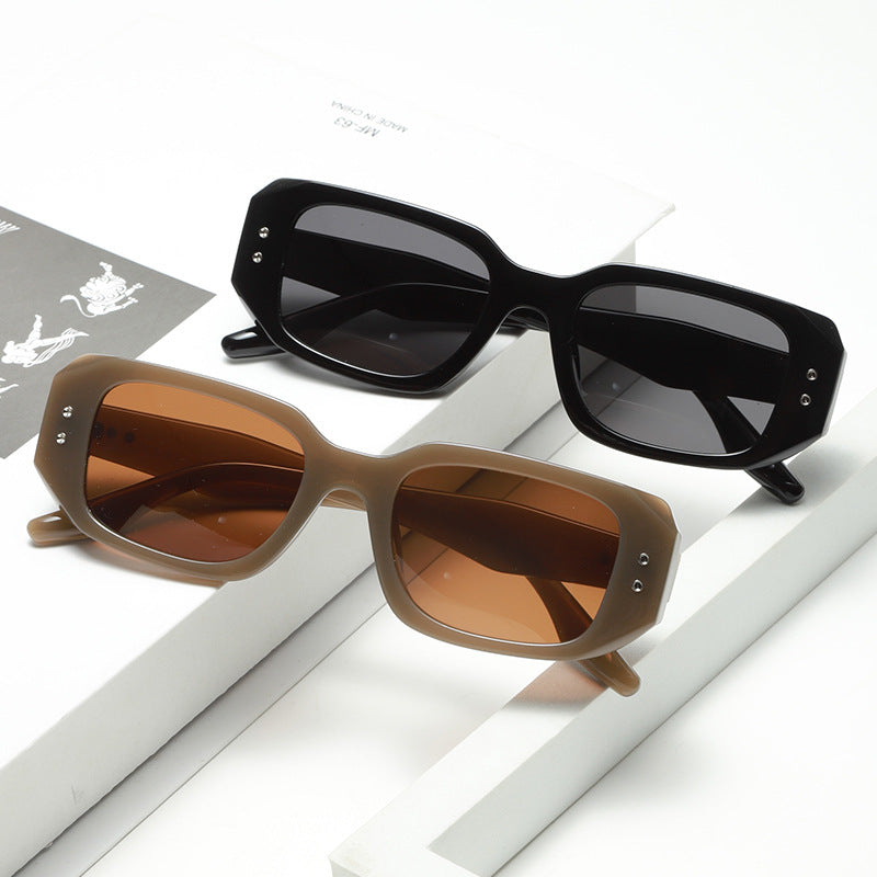Damen modische oversized Sonnenbrille mit stilvollem Rahmen und UV-Schutz Karnz