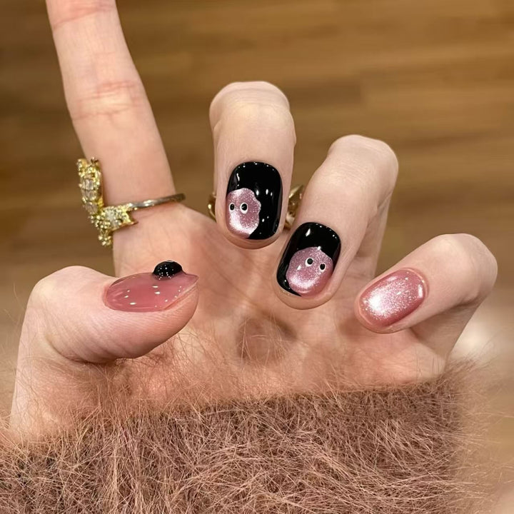 Künstlerische Press-On Nagelset  1791717306