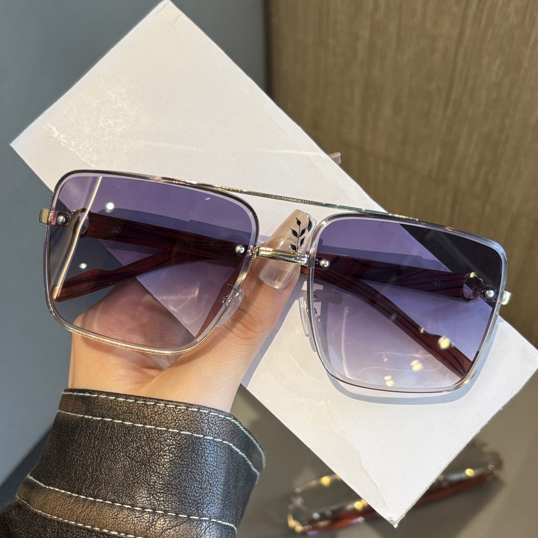 Oversized quadratische Rahmen-Sonnenbrille Karnz