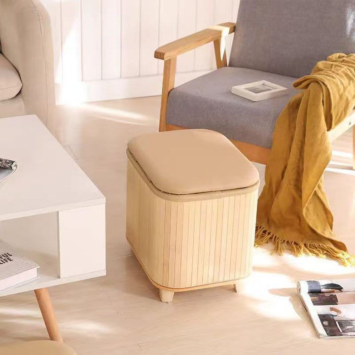 Multifunktionale Sitzhocker Aus Natürlichem Material Karnz