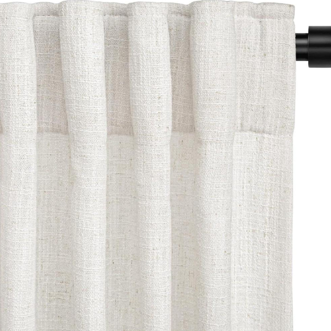 Durchsichtige Leinen-Fenstervorhänge Karnz