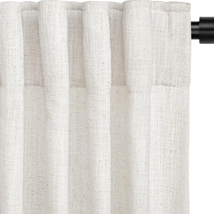 Durchsichtige Leinen-Fenstervorhänge Karnz