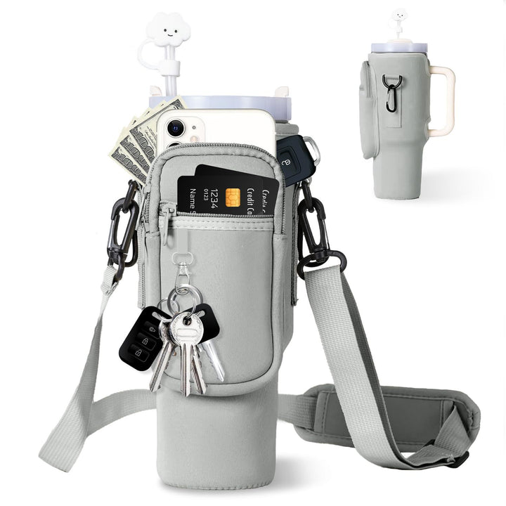 Damen Multifunktionale Kaffeebecher-Umhängetasche Karnz