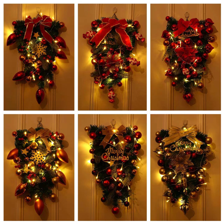 Festliche Weihnachtskranz Dekoration Karnz
