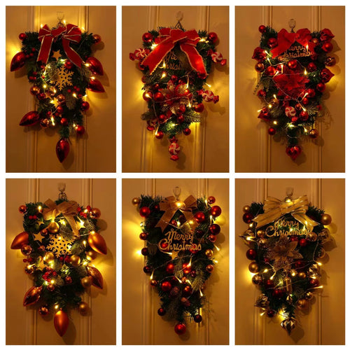 Festliche Weihnachtskranz Dekoration Karnz