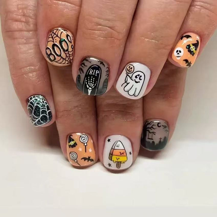 Halloween Nagelkunst-Set Karnz