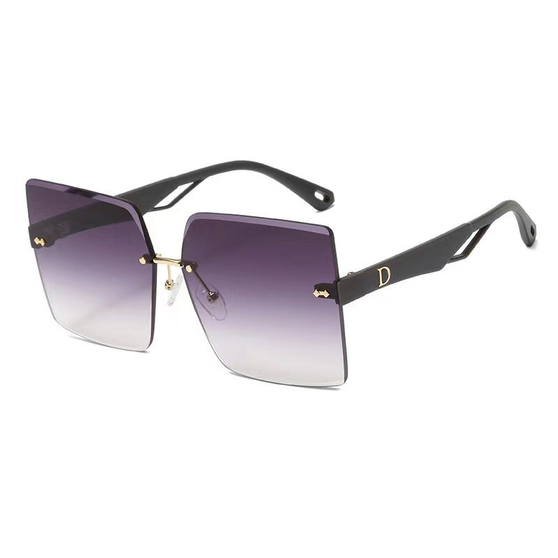 Damen modische quadratische Sonnenbrille mit luxuriösem und elegantem Rahmen Karnz