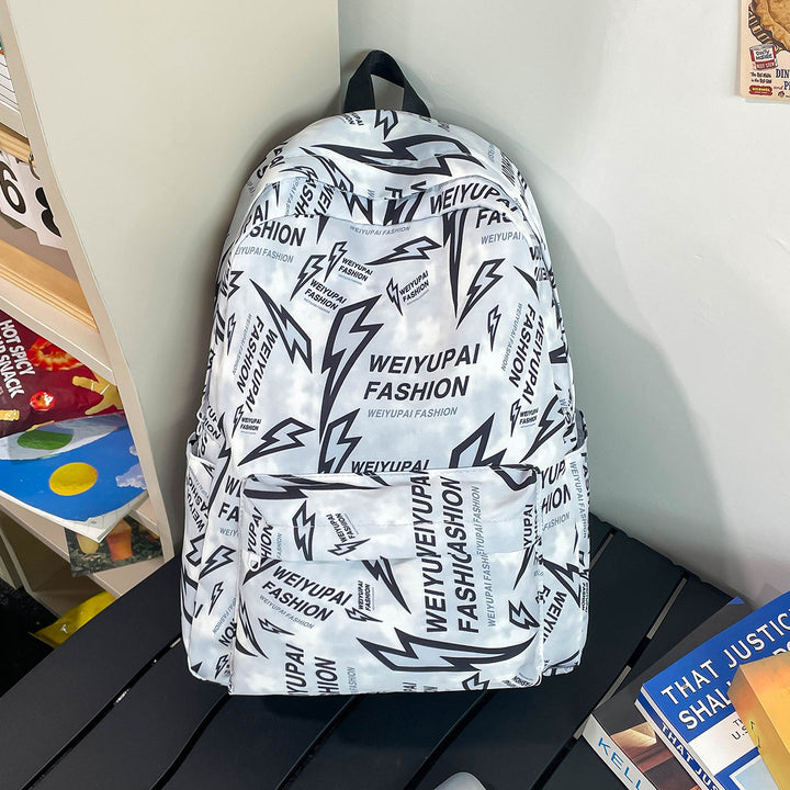 Trendiger Grafikdruck-Rucksack