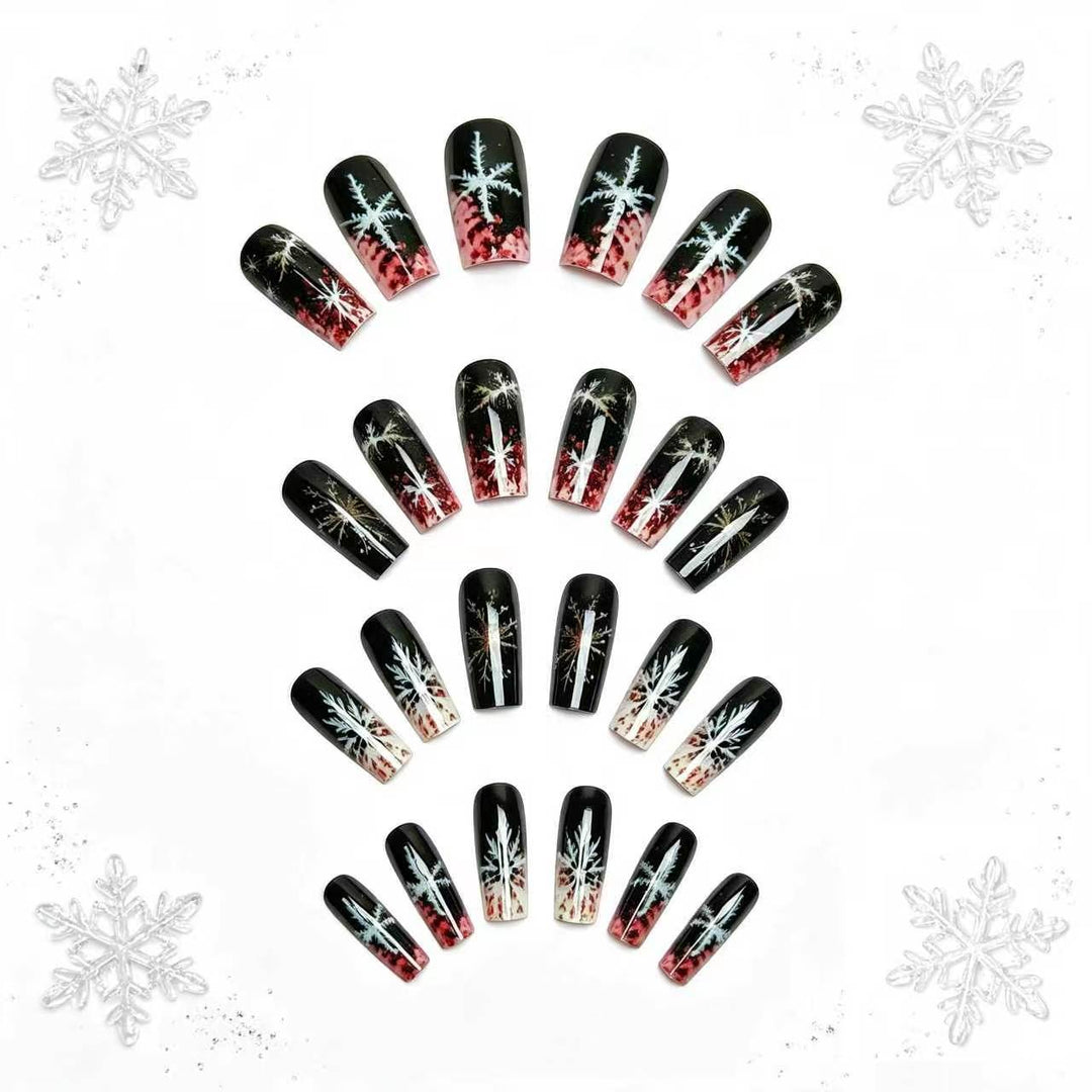Winter-Themen Langanhaltende Nagelkunst Karnz